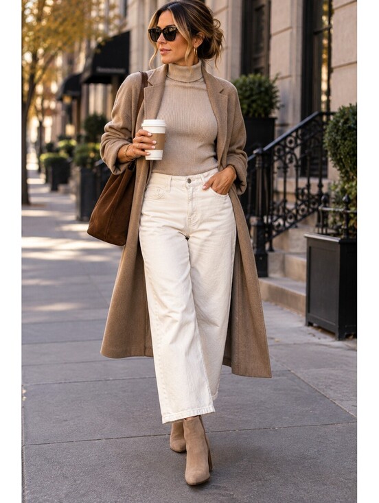 Madewell Denim - Madewell Curvy Emmett Wide Leg Pants 24 White Cream Cropped Ankle High Rise